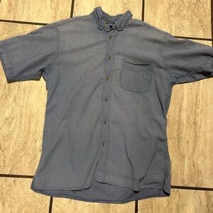 Catalina Blue Checkered Shirt Medium
